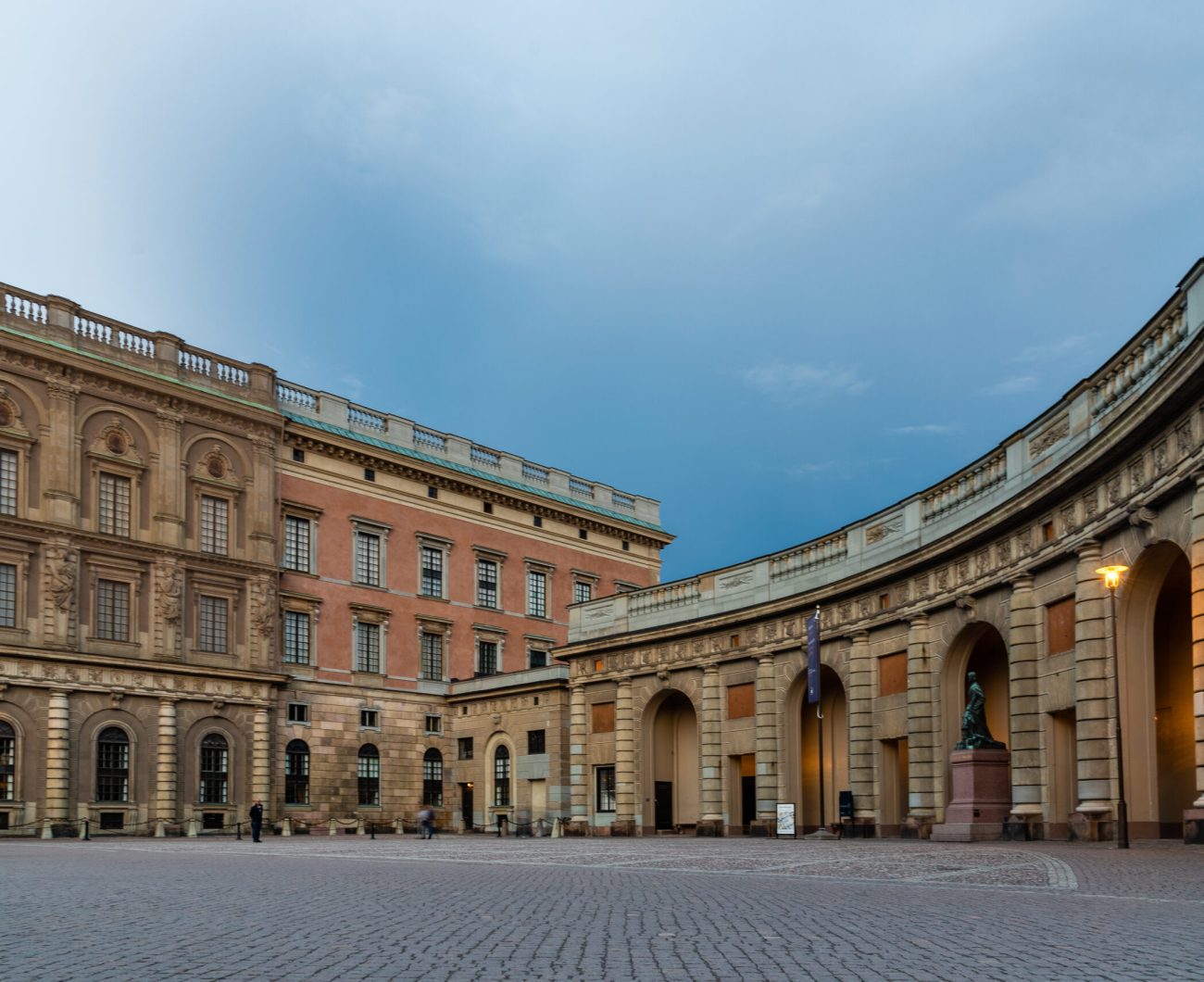 An amazing shot of the buildings and unique architecture of Gamla Stan, Stockholm, Sweden